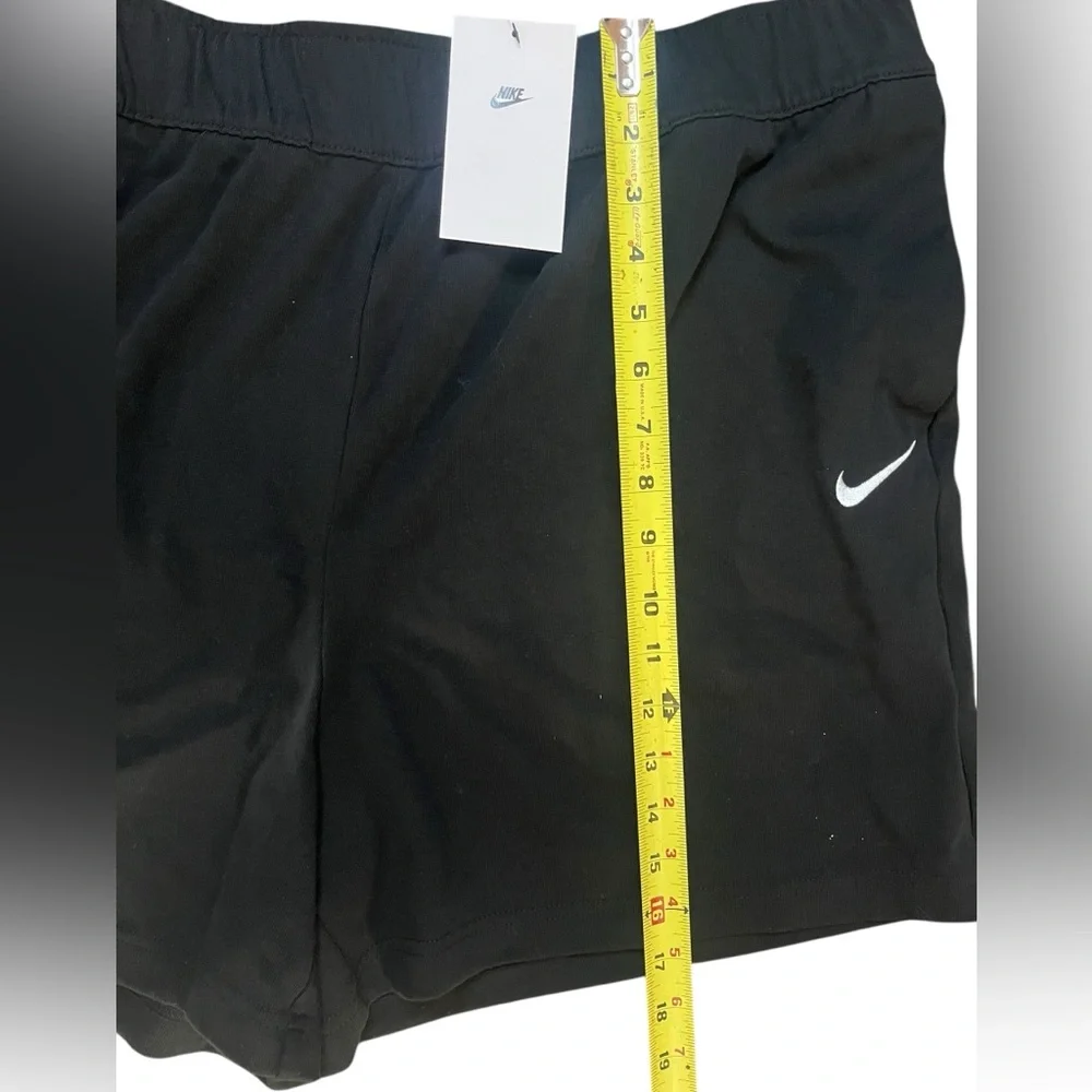 Nike Women’s XL Jersey Black High Rise Loose Fit Shorts Sportswear Pockets NWT